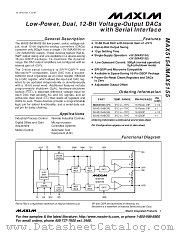 MAX5154 datasheet pdf MAXIM - Dallas Semiconductor