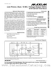 MAX5158 datasheet pdf MAXIM - Dallas Semiconductor