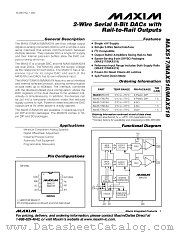 MAX518 datasheet pdf MAXIM - Dallas Semiconductor