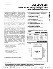 MAX5270 datasheet pdf MAXIM - Dallas Semiconductor