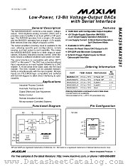MAX5351 datasheet pdf MAXIM - Dallas Semiconductor