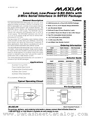 MAX5361 datasheet pdf MAXIM - Dallas Semiconductor