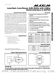 MAX5384 datasheet pdf MAXIM - Dallas Semiconductor
