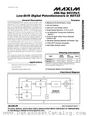 MAX5400 datasheet pdf MAXIM - Dallas Semiconductor