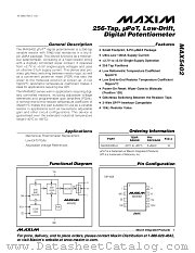 MAX5402 datasheet pdf MAXIM - Dallas Semiconductor