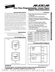 MAX5428 datasheet pdf MAXIM - Dallas Semiconductor