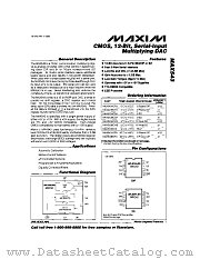 MAX543 datasheet pdf MAXIM - Dallas Semiconductor