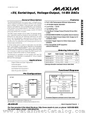 MAX545 datasheet pdf MAXIM - Dallas Semiconductor