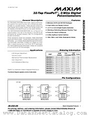MAX5467 datasheet pdf MAXIM - Dallas Semiconductor