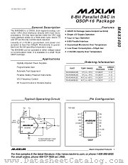 MAX5480 datasheet pdf MAXIM - Dallas Semiconductor