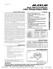 MAX5512 datasheet pdf MAXIM - Dallas Semiconductor