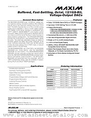 MAX5593 datasheet pdf MAXIM - Dallas Semiconductor