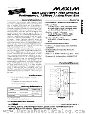 MAX5863 datasheet pdf MAXIM - Dallas Semiconductor