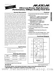 MAX5865 datasheet pdf MAXIM - Dallas Semiconductor