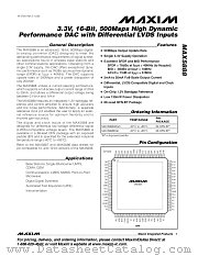 MAX5888 datasheet pdf MAXIM - Dallas Semiconductor
