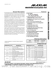 MAX5909EVKIT datasheet pdf MAXIM - Dallas Semiconductor