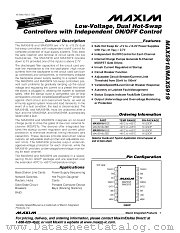MAX5918 datasheet pdf MAXIM - Dallas Semiconductor