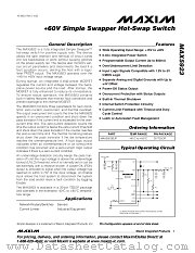 MAX5923 datasheet pdf MAXIM - Dallas Semiconductor