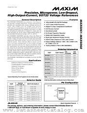 MAX6064 datasheet pdf MAXIM - Dallas Semiconductor