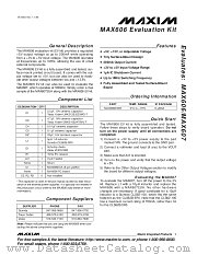 MAX606EVKIT datasheet pdf MAXIM - Dallas Semiconductor