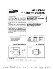MAX608 datasheet pdf MAXIM - Dallas Semiconductor