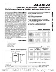 MAX6107 datasheet pdf MAXIM - Dallas Semiconductor