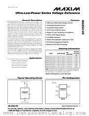 MAX6129 datasheet pdf MAXIM - Dallas Semiconductor