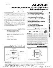 MAX6225 datasheet pdf MAXIM - Dallas Semiconductor