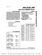MAX628 datasheet pdf MAXIM - Dallas Semiconductor