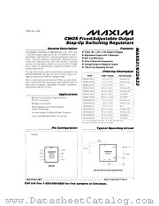 MAX632 datasheet pdf MAXIM - Dallas Semiconductor