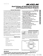 MAX6391 datasheet pdf MAXIM - Dallas Semiconductor