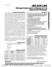 MAX6411 datasheet pdf MAXIM - Dallas Semiconductor