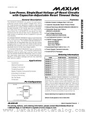 MAX6420 datasheet pdf MAXIM - Dallas Semiconductor