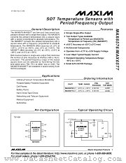 MAX6577 datasheet pdf MAXIM - Dallas Semiconductor