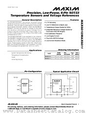 MAX6610 datasheet pdf MAXIM - Dallas Semiconductor