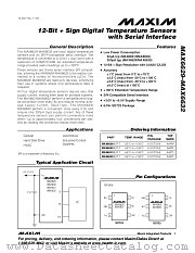 MAX6631 datasheet pdf MAXIM - Dallas Semiconductor