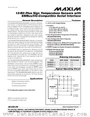 MAX6635 datasheet pdf MAXIM - Dallas Semiconductor