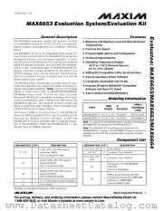 MAX6653EVKIT datasheet pdf MAXIM - Dallas Semiconductor