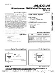 MAX6666 datasheet pdf MAXIM - Dallas Semiconductor