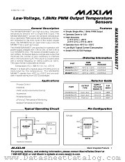 MAX6676 datasheet pdf MAXIM - Dallas Semiconductor