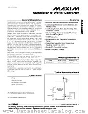 MAX6682 datasheet pdf MAXIM - Dallas Semiconductor