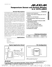 MAX6683 datasheet pdf MAXIM - Dallas Semiconductor