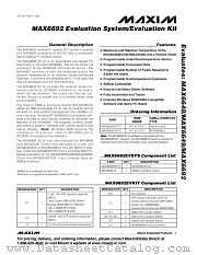 MAX6692EVKIT datasheet pdf MAXIM - Dallas Semiconductor