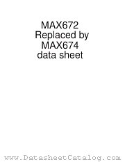 MAX672 datasheet pdf MAXIM - Dallas Semiconductor