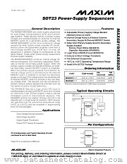MAX6820 datasheet pdf MAXIM - Dallas Semiconductor
