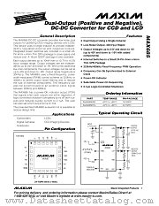 MAX685 datasheet pdf MAXIM - Dallas Semiconductor