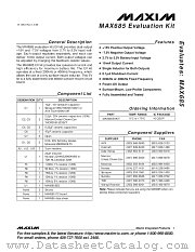 MAX685EVKIT datasheet pdf MAXIM - Dallas Semiconductor
