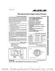 MAX805L datasheet pdf MAXIM - Dallas Semiconductor
