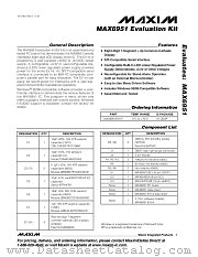 MAX6951EVKIT datasheet pdf MAXIM - Dallas Semiconductor
