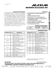 MAX6952EVKIT datasheet pdf MAXIM - Dallas Semiconductor